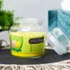 Illatgyertya - csupor fedővel - édes citrom & bazsarózsa - 310 g